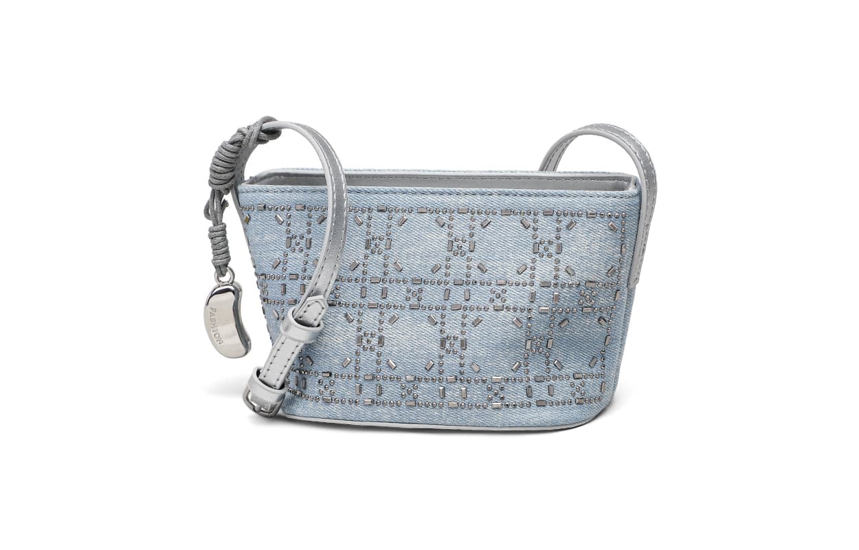 Сумка через плечо VINEY Crossbody Bag Light Blue (с подвеской) Женская - изображение 1