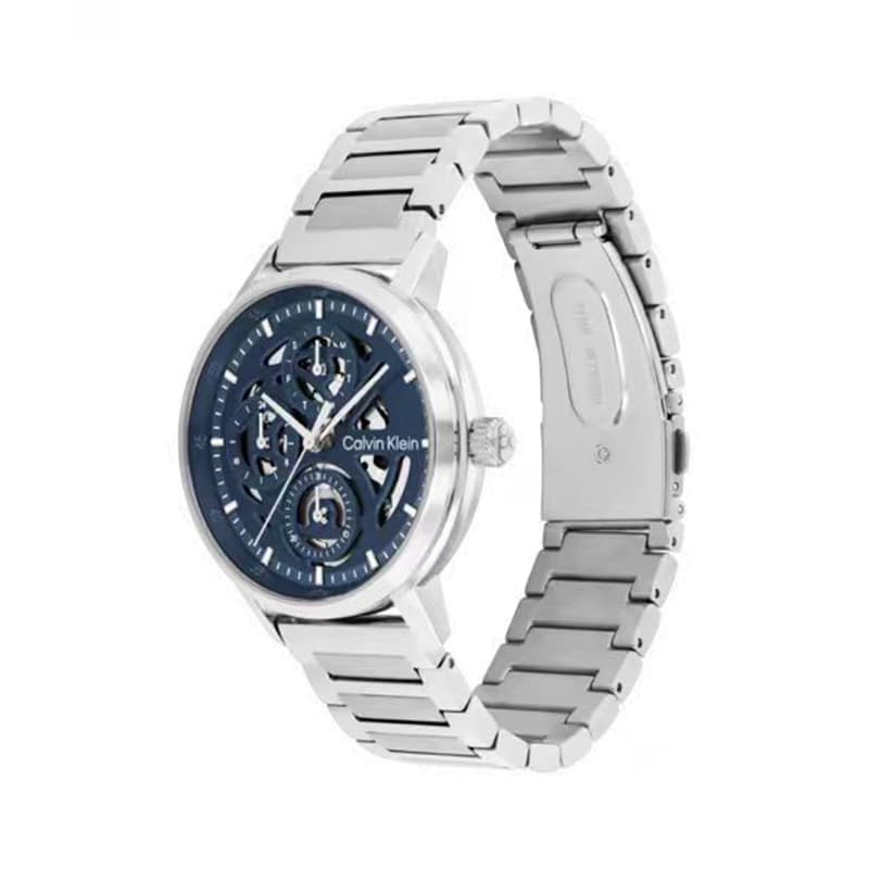 Механические часы Calvin Klein Кварцевый механизм Мужские часы 41mm*41mm*9,5mm Синий - изображение 2