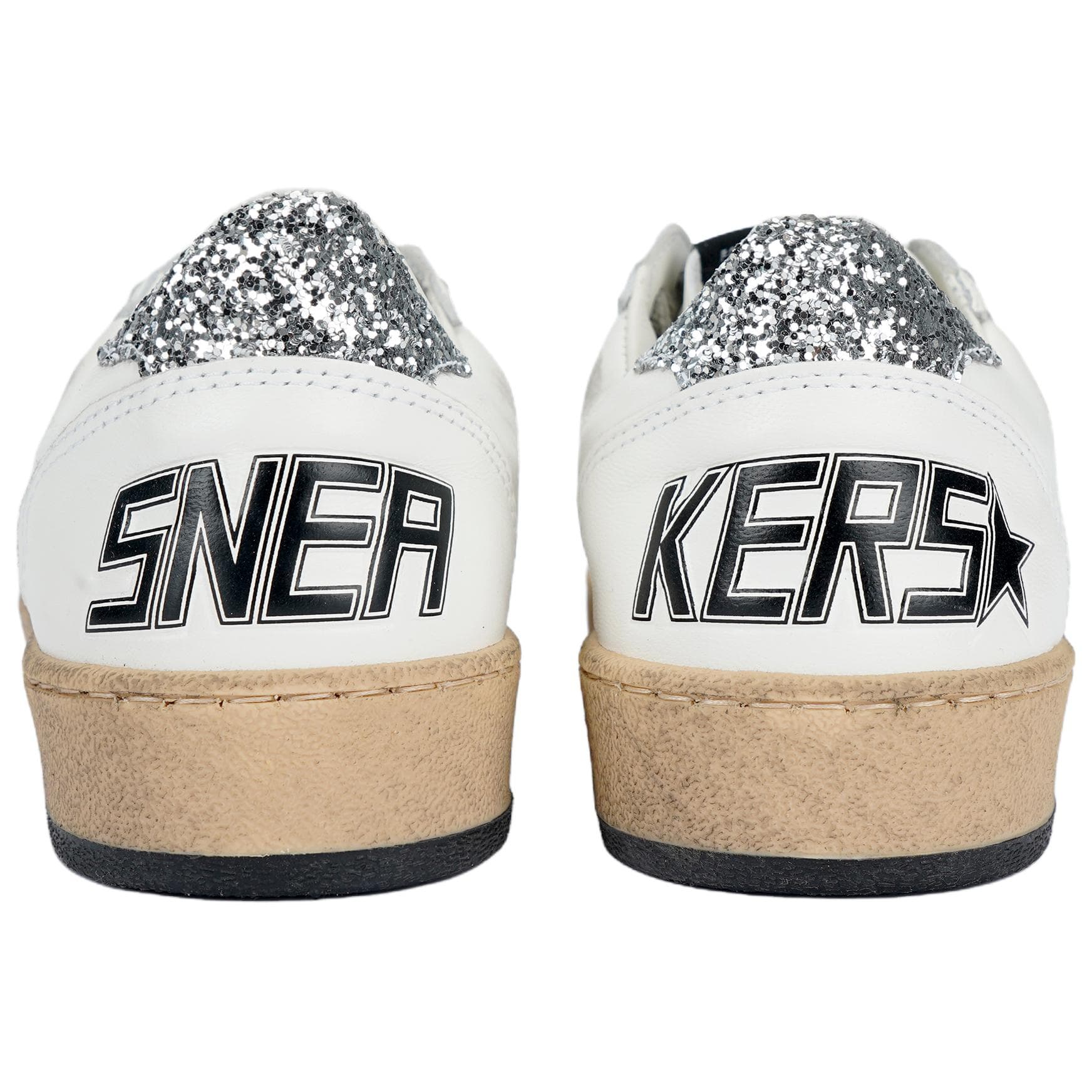 Кроссовки Golden Goose Ball Star White Silver - изображение 4