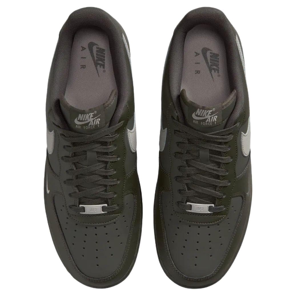 Кроссовки Nike Air Force 1 Кеды для скейтбординга Low Топ Преппи Серый Мужской - изображение 4