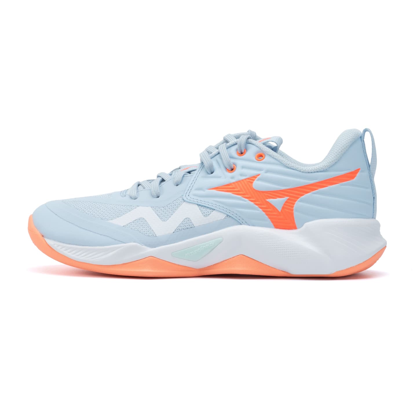 Кроссовки Mizuno WAVE MOMENTUM PRO Волейбольные кроссовки Низкий Топ Оранжевый Sea Унисекс - изображение 1