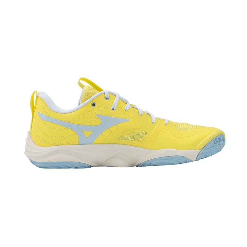 Кроссовки Mizuno WAVE MOMENTUM ELITE Волейбольные кроссовки Низкий Топ Лимонно-желтый Унисекс - изображение 2