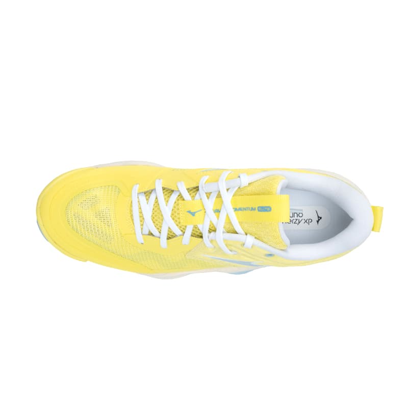 Кроссовки Mizuno WAVE MOMENTUM ELITE Волейбольные кроссовки Низкий Топ Лимонно-желтый Унисекс - изображение 3