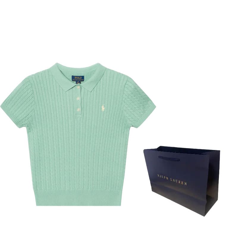 Polo Ralph Lauren Поло SS26 Стандартный Размер Зеленый Детский - изображение 3