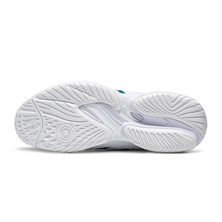 Кроссовки для тенниса ASICS Court FF 3 Теннисные кроссовки Низкий топ Белый Зеленый Мужской - изображение 6