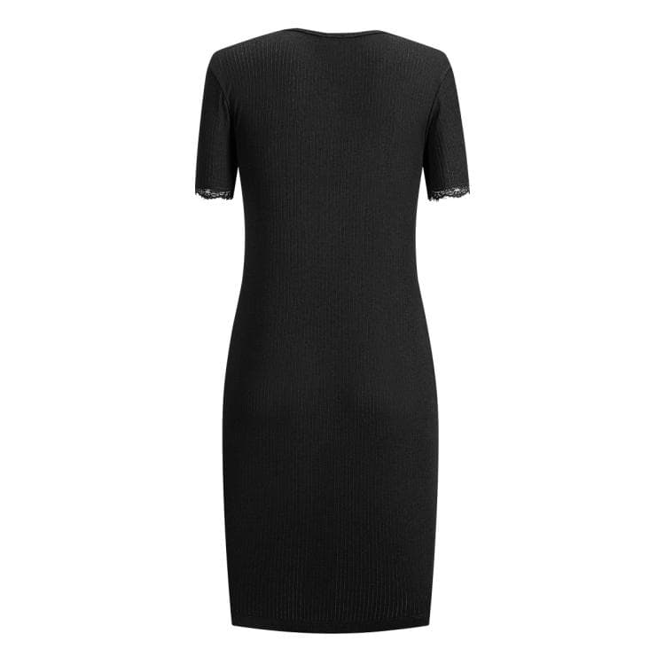Платье EMPORIO ARMANI Короткое платье с короткими рукавами для женщин - изображение 3