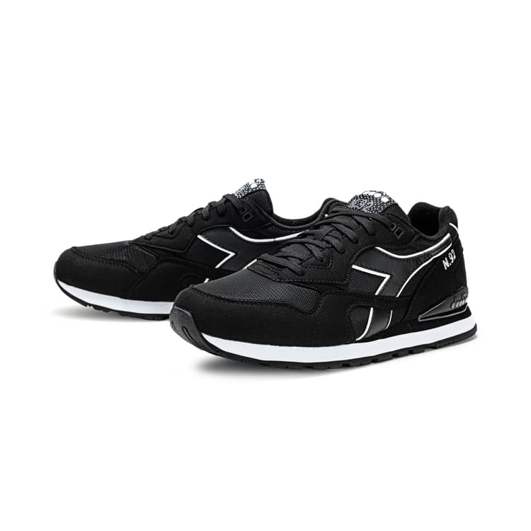 Кроссовки Diadora N.92 Повседневная обувь Низкий Топ Черный Мужской - изображение 3