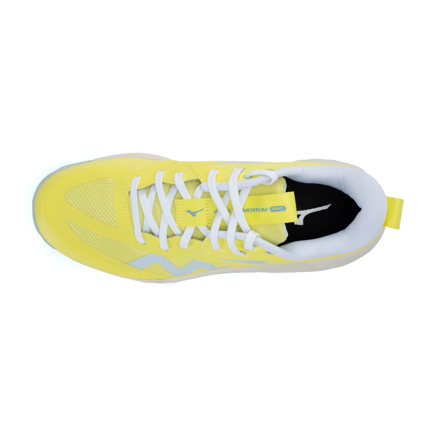 Кроссовки Mizuno WAVE MOMENTUM PRO Волейбольные кроссовки Низкий Топ Лимонно-желтый Женские - изображение 3