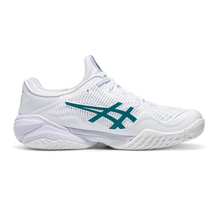 Кроссовки для тенниса ASICS Court FF 3 Теннисные кроссовки Низкий топ Белый Зеленый Мужской - изображение 2