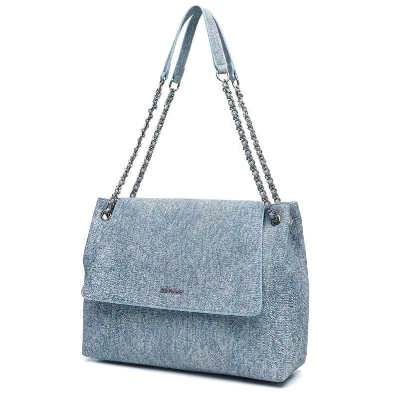 Сумка через плечо Daphne Crossbody сумки Джинсовый синий Женские - изображение 2