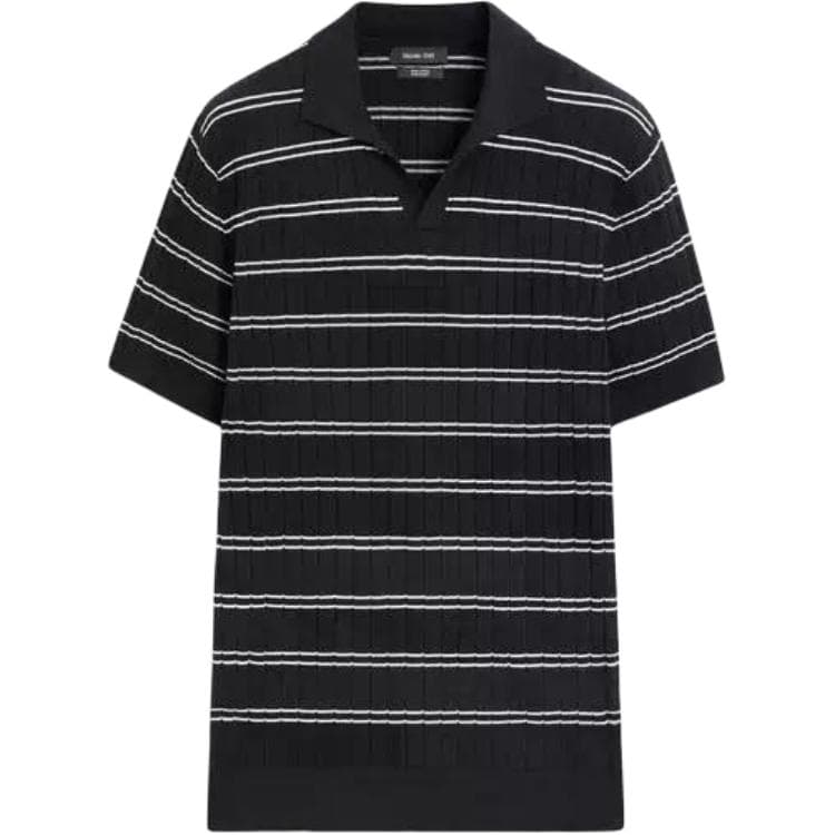 Поло Massimo Dutti Мужская поло синего цвета - изображение 2