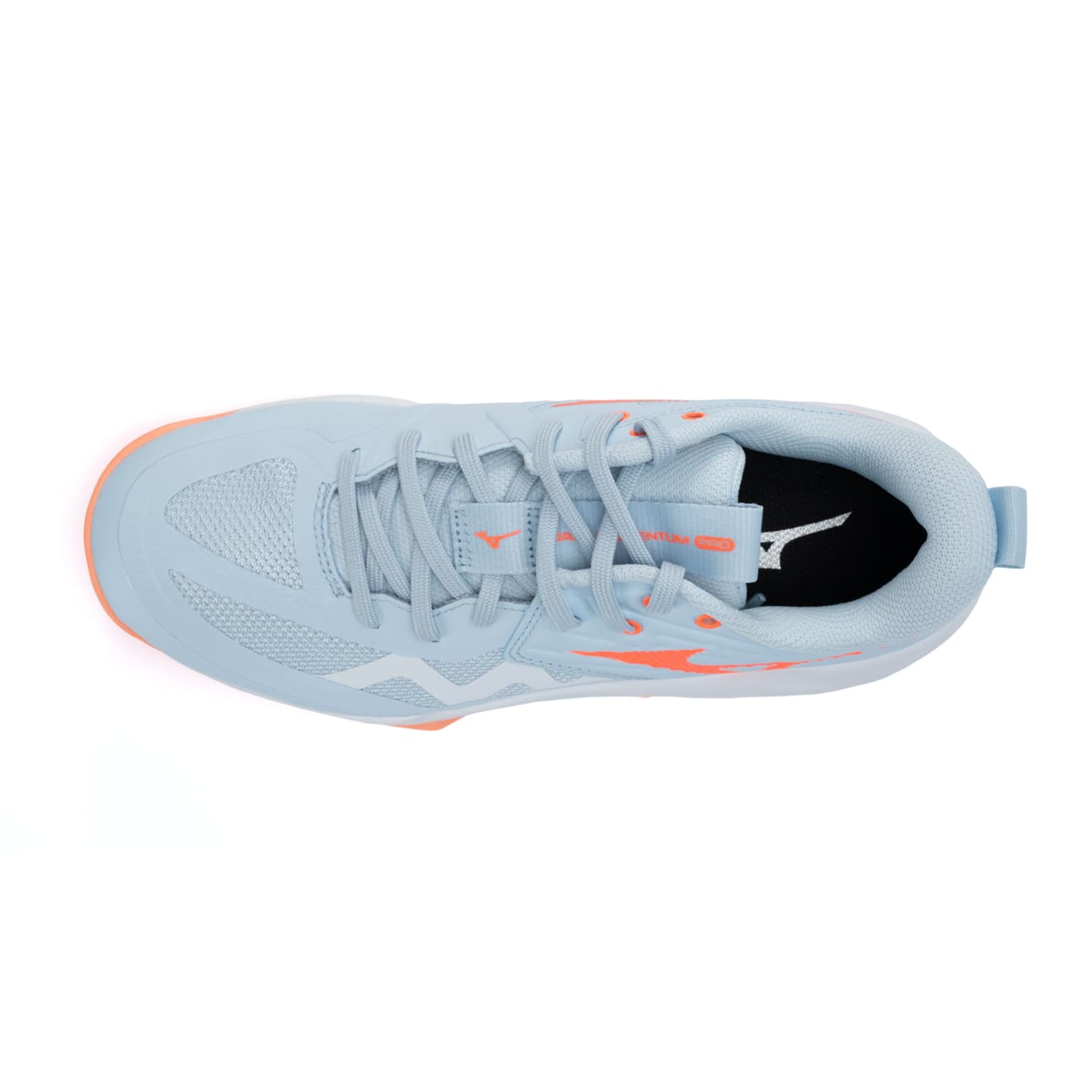 Кроссовки Mizuno WAVE MOMENTUM PRO Волейбольные кроссовки Низкий Топ Оранжевый Sea Унисекс - изображение 3