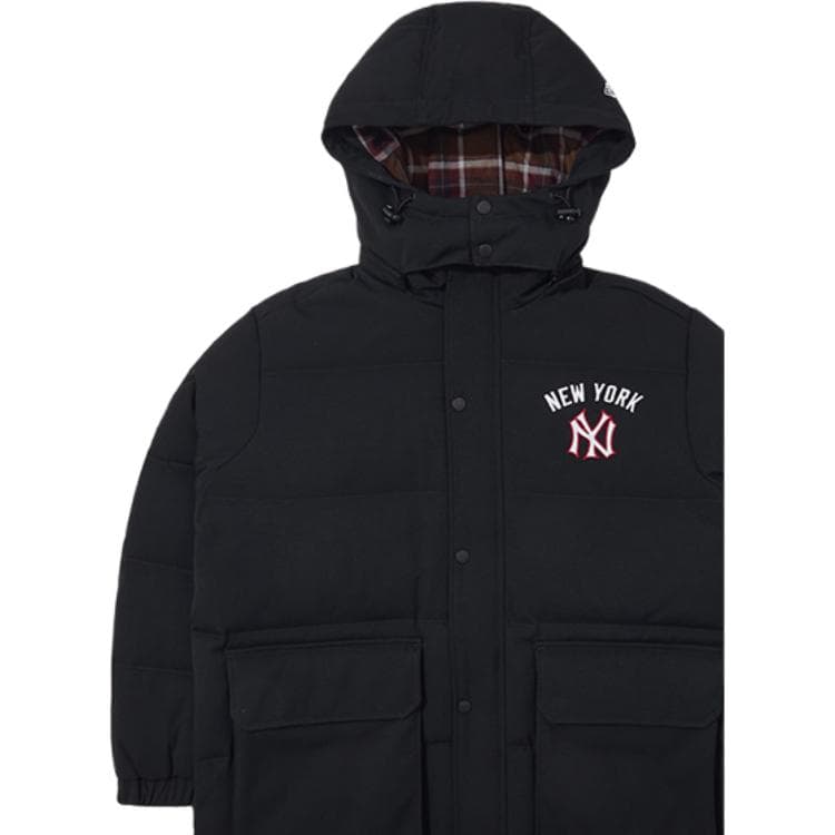 Зимняя куртка New Era x MLB FW23 Retro Varsity Series Yankees Black - изображение 4