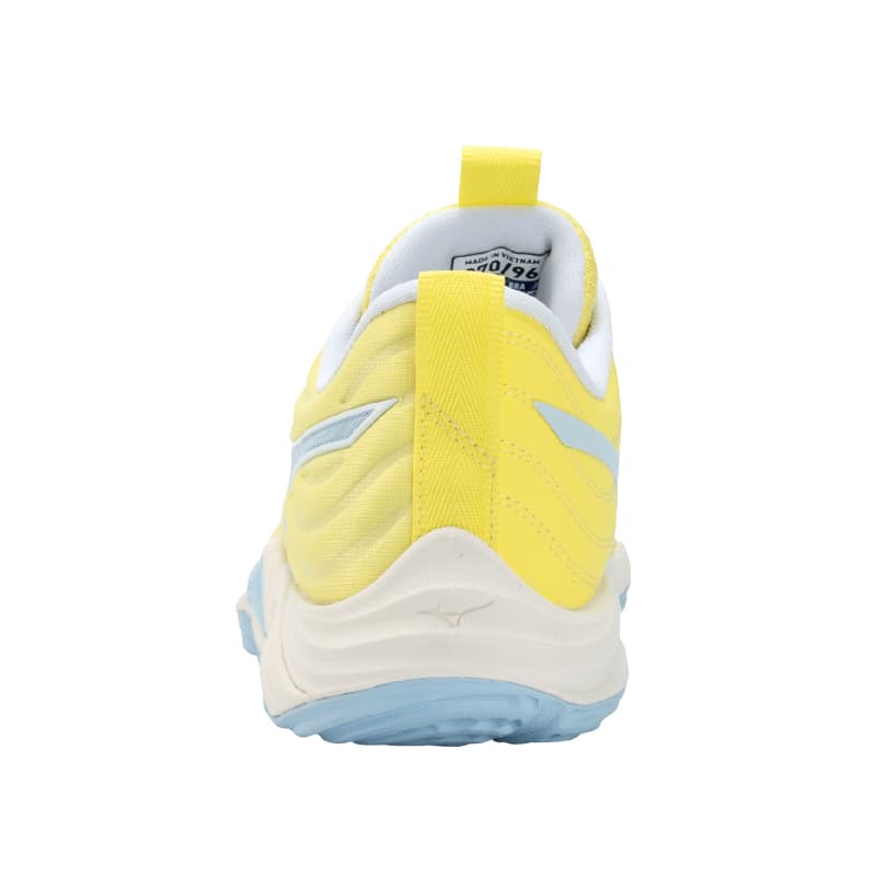 Кроссовки Mizuno WAVE MOMENTUM ELITE Волейбольные кроссовки Низкий Топ Лимонно-желтый Унисекс - изображение 4