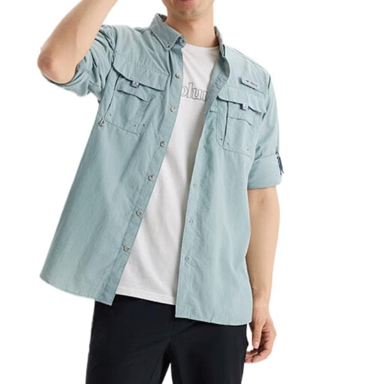 Рубашка COLUMBIA Рубашка Unisex Light Циановый - изображение 2