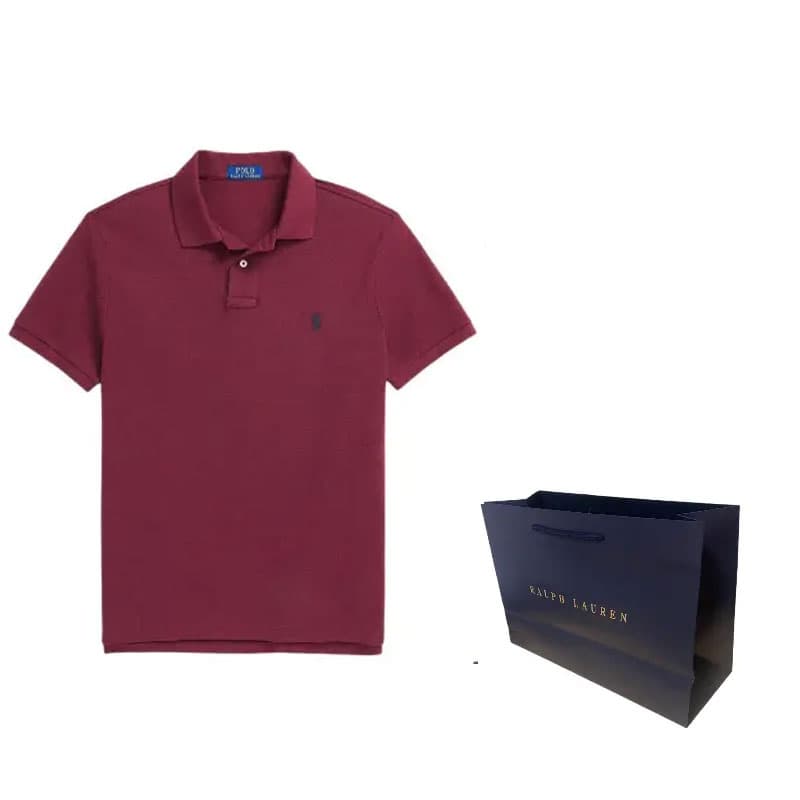 Поло Polo Ralph Lauren SS25 Pony Logo Polo Shirt Burgundy - изображение 2
