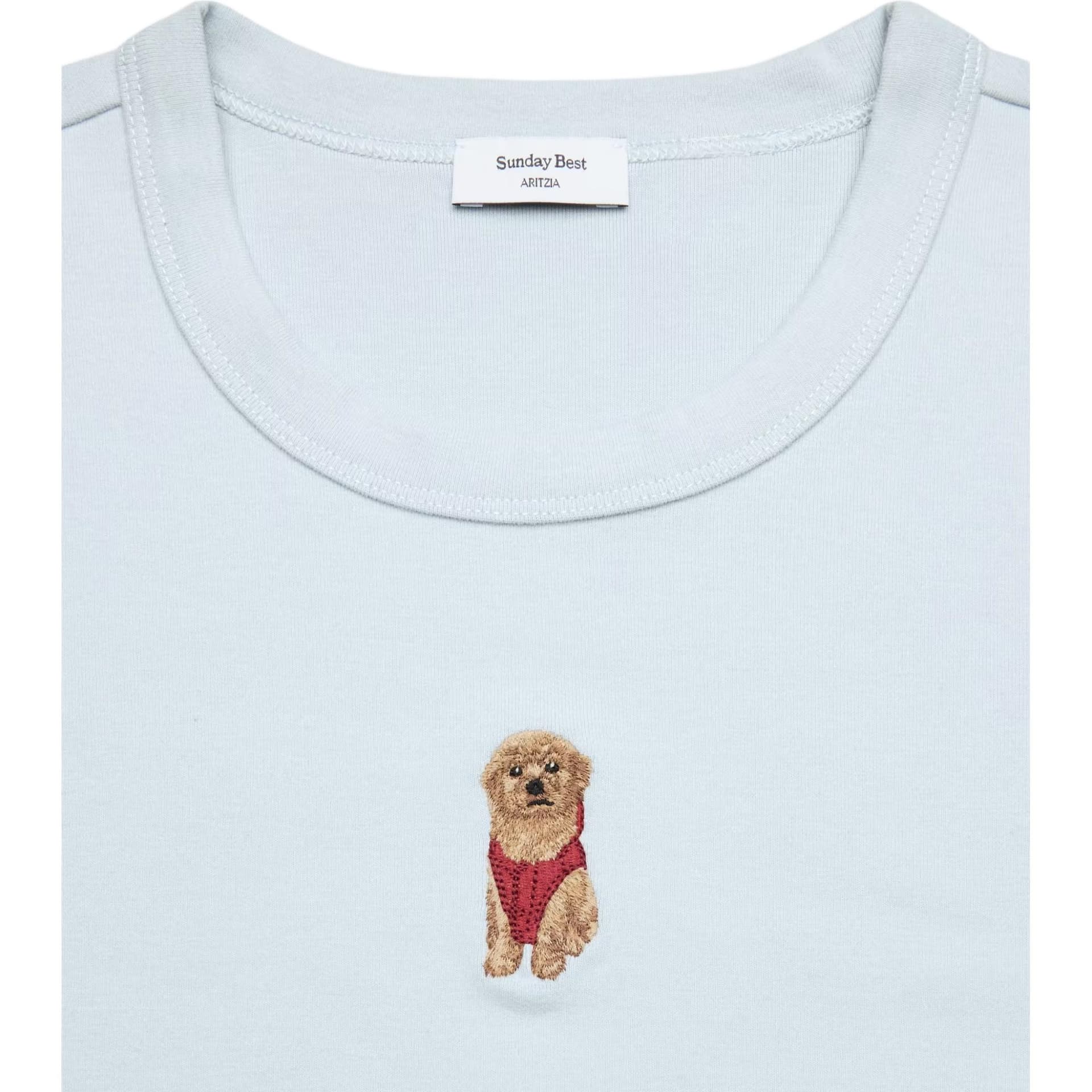 Футболка Aritzia Dew Синий Весна Харлей Женские T-рубашки - изображение 2