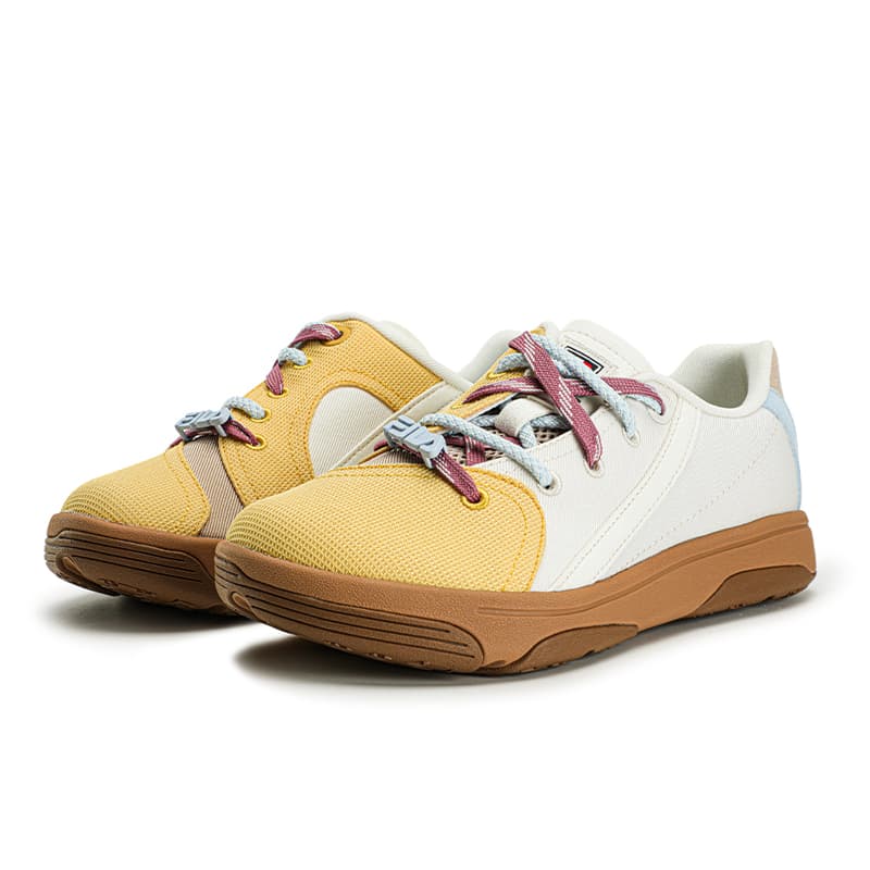 Кроссовки fila PURE Кеды для скейтбординга Low Топ Кокосовый молочный белый Женские - изображение 3