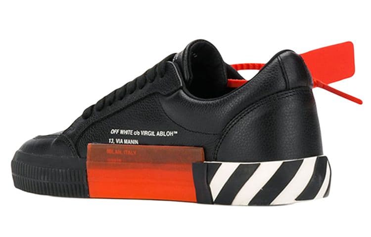 Кроссовки OFF-WHITE Vulcanized Low Black - изображение 4