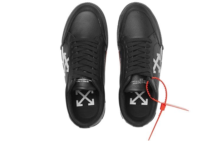 Кроссовки OFF-WHITE Vulcanized Low Black - изображение 5