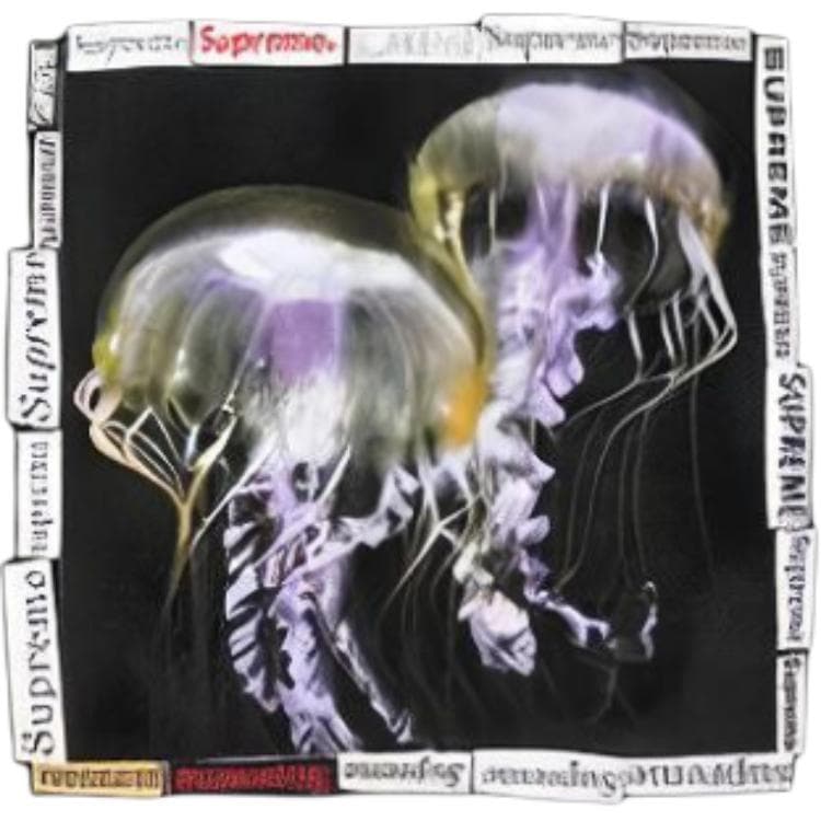 Футболка Supreme SS18 Jellyfish Tee Black - изображение 2