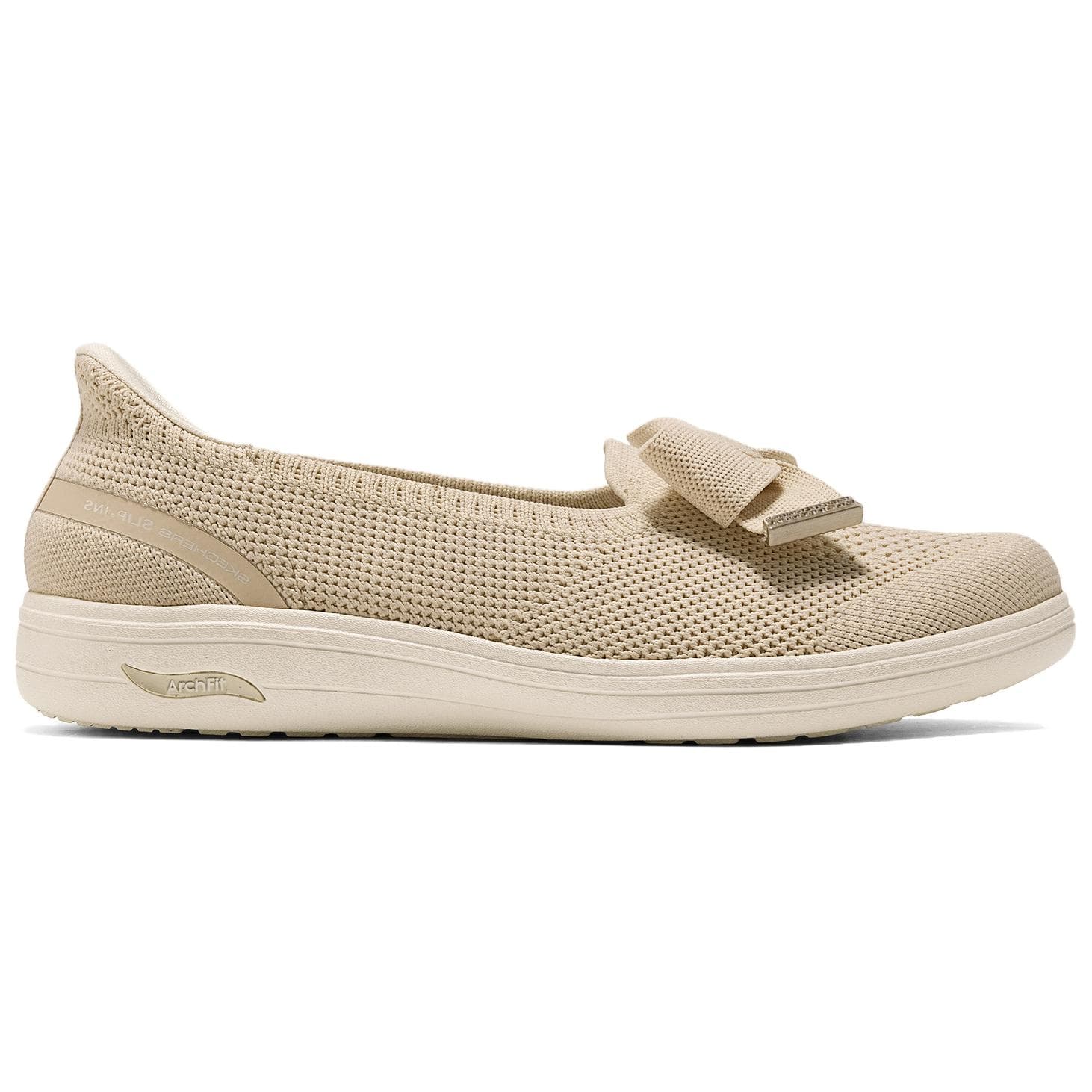 Тапочки Skechers ARCH FIT INSPIRE Женские Повседневный Обувь без подкладки Бежевый Женские - изображение 2