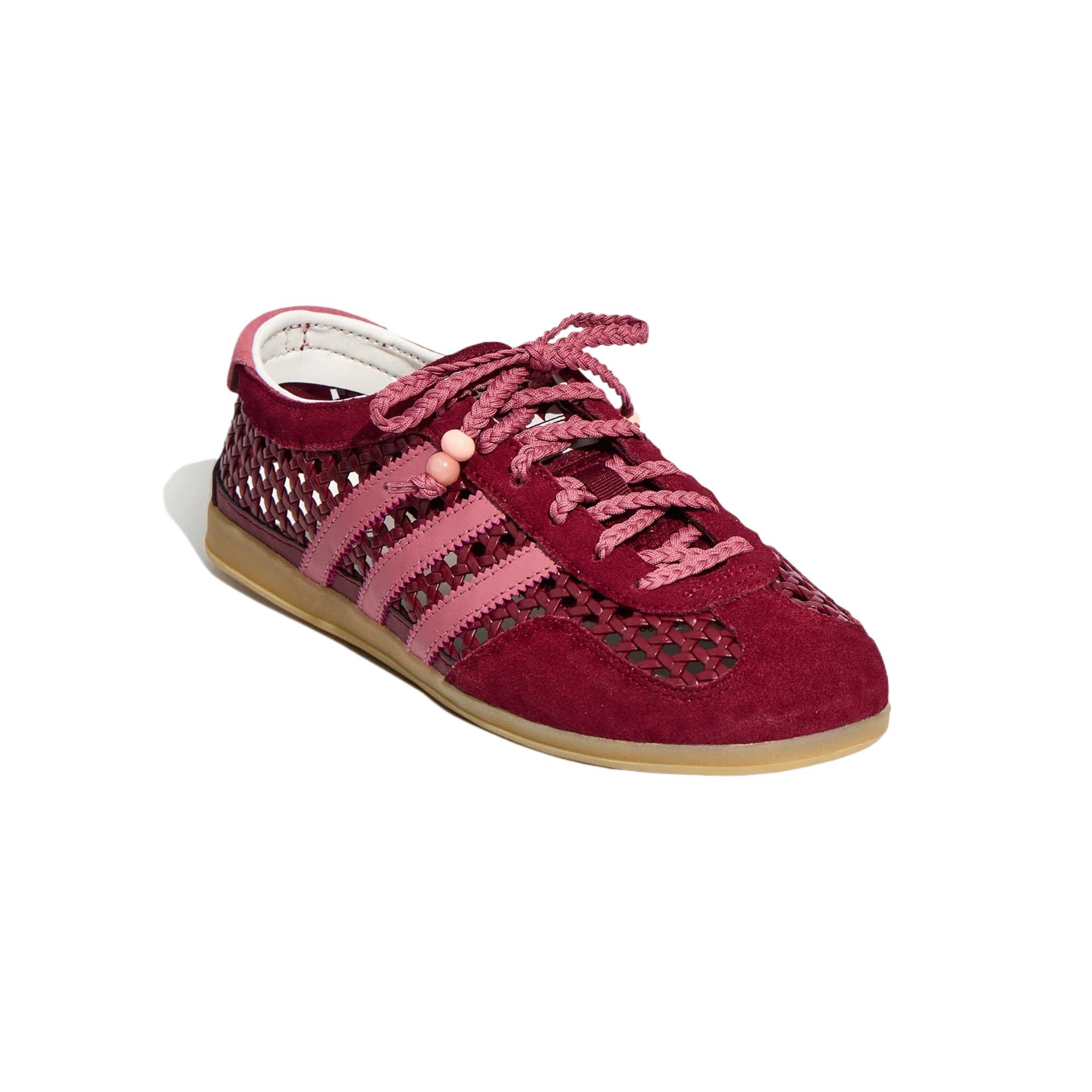 Кроссовки Adidas Originals Gazelle Skate Shoes Low Top Red Bright White Women's - изображение 2