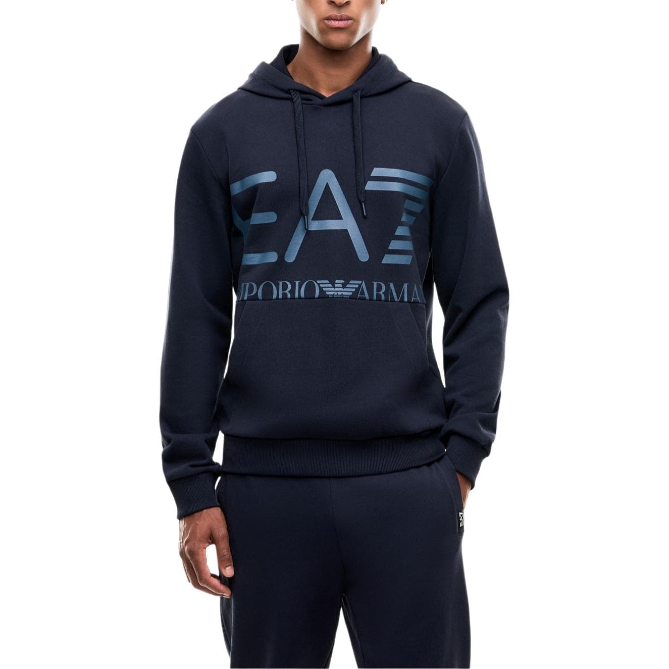 Кофта EMPORIO ARMANI EA7 Морской Синий Мужской Свитшот - изображение 2