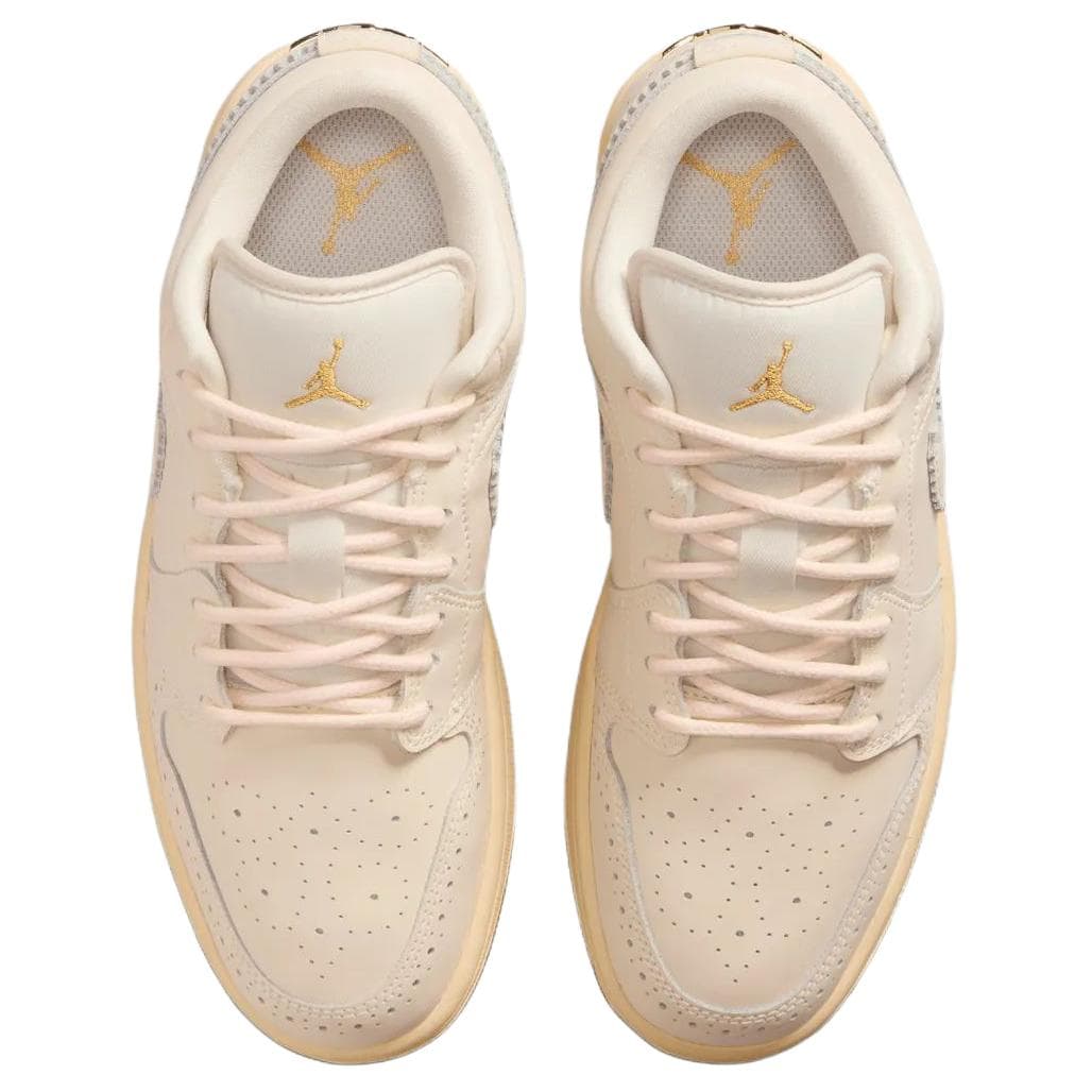 Ретро баскетбольные кроссовки Jordan Air Jordan 1 Ретро Баскетбольные Кроссовки Бежевые Женские - изображение 4