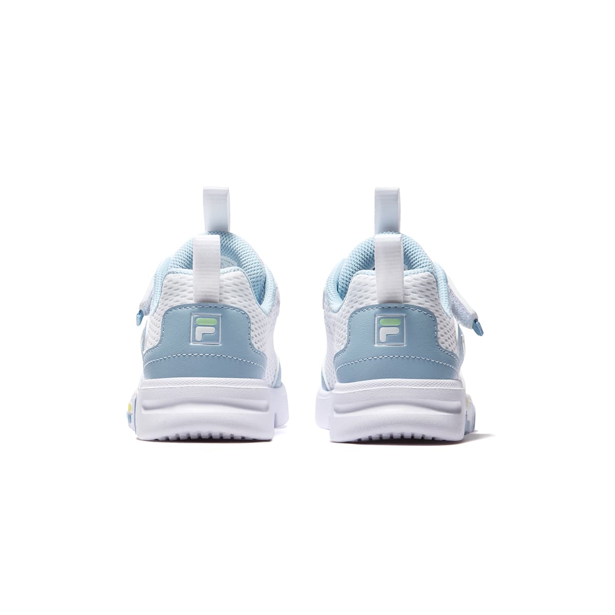 Кроссовки FILA KIDS Performance FPH противоскользящие устойчивые к истиранию низкий отскок детские беговые кроссовки белый и синий - изображение 4