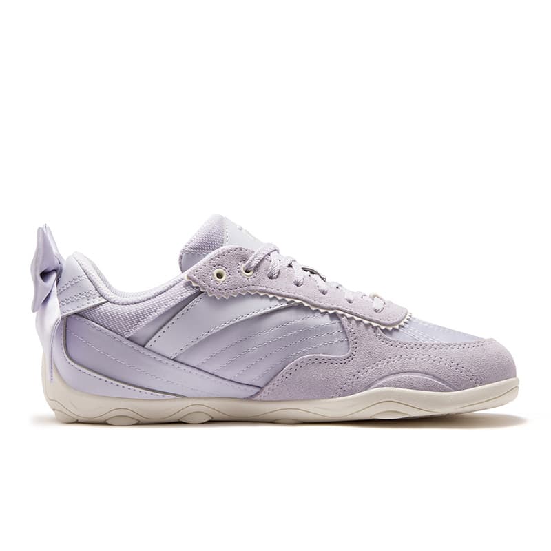 Кроссовки FILA FUSION Flora Balance Низкие Кеды Немецкой Армии (GAT) Женские Прозрачный Фиолетовый Снег - изображение 2