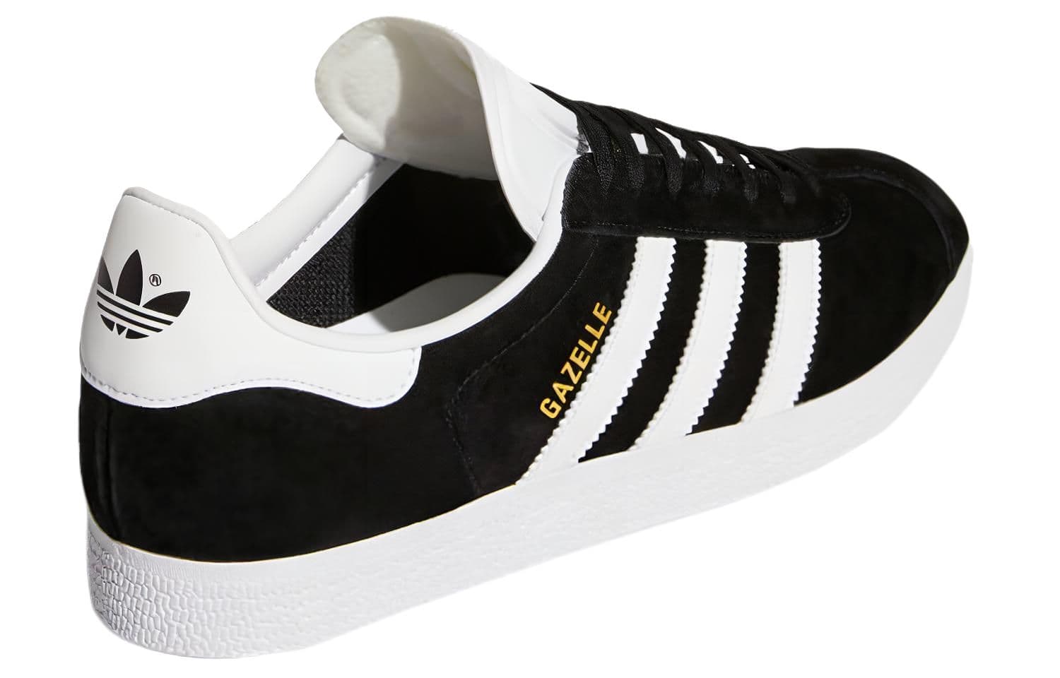 Кроссовки adidas Gazelle Black White Gold - изображение 4