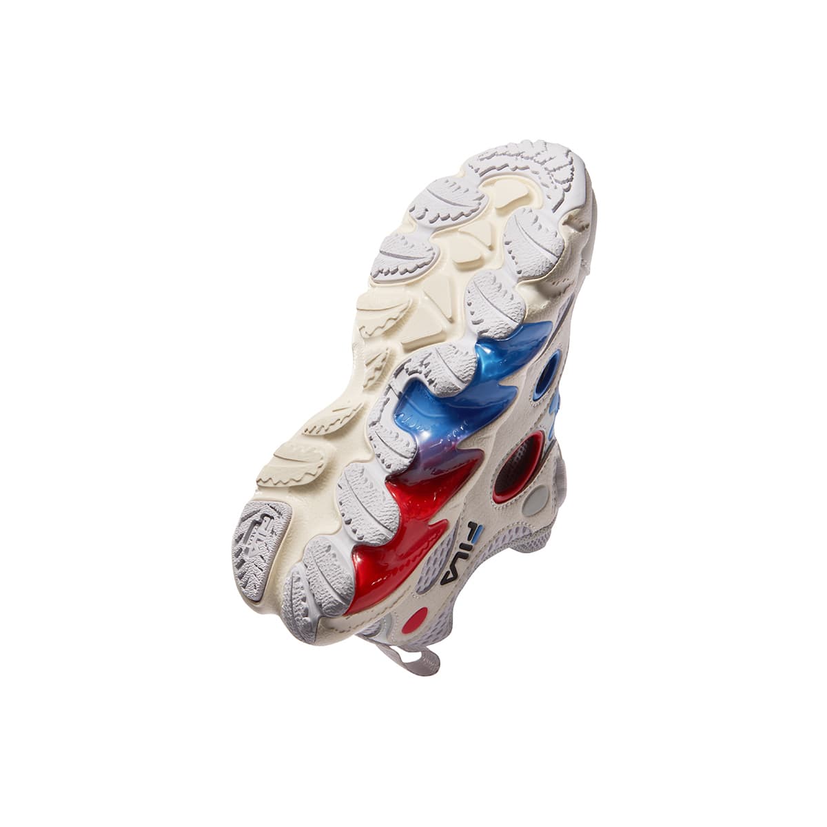 Сандалии FILA KIDS Fern2 FERN 2 Легкий Обувь Текстиль Синтетическая Кожа Низкие Сандалии Дождь Туманно-Серый Молочно-Белый - изображение 5