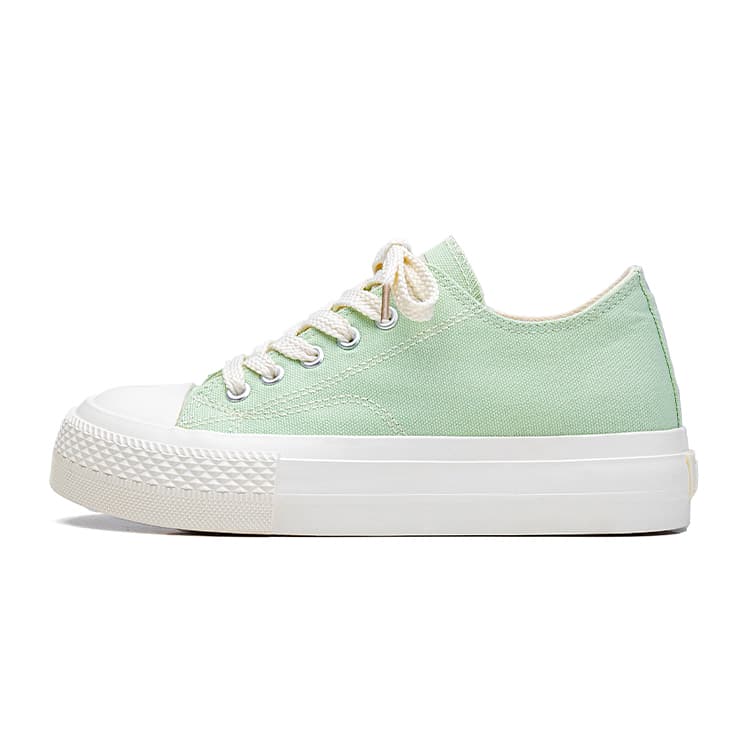 Кеды WARRIOR Low-Top Canvas Shoes Light Green (Half Size) Women's - изображение 1