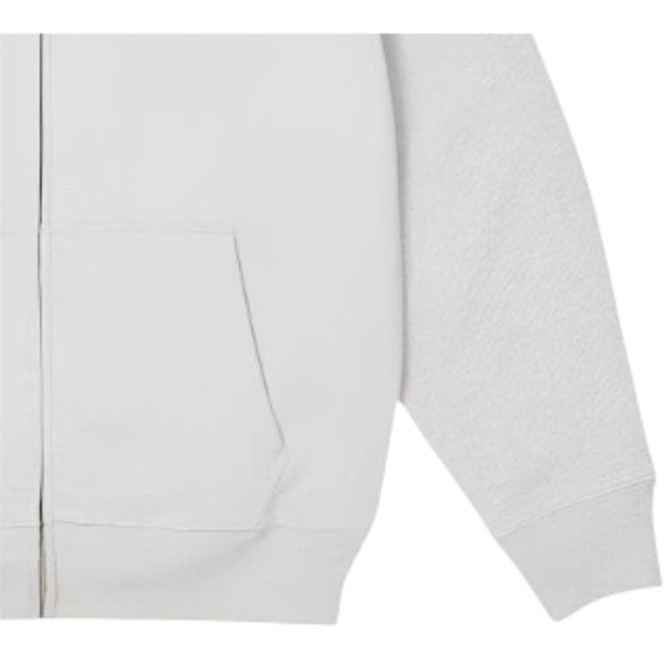 Худи PALACE SS26 drop2 BASICALLY A ZIP HOOD GREY MARL - изображение 4