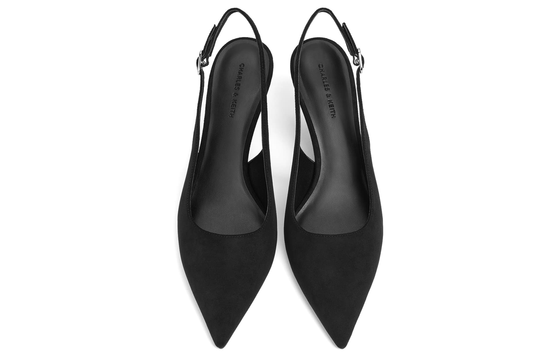 Туфли CHARLES KEITH Маленький CK PU (полиуретан) ткань узкий каблук высокие каблуки 6,8 см женские - изображение 3