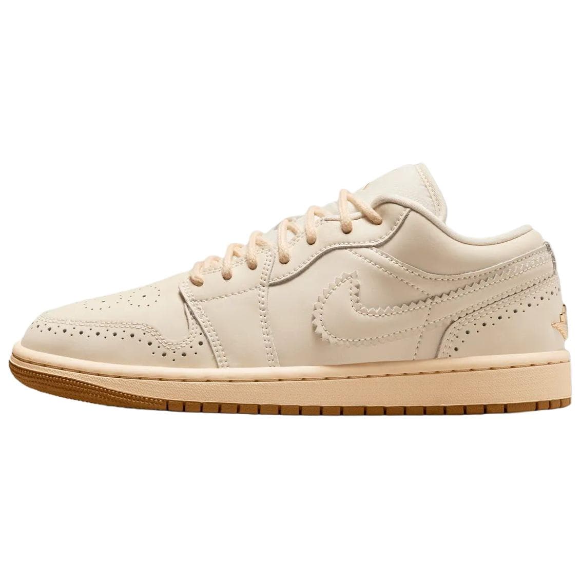 Ретро баскетбольные кроссовки Jordan Air Jordan 1 Ретро Баскетбольные Кроссовки Бежевые Женские - изображение 1