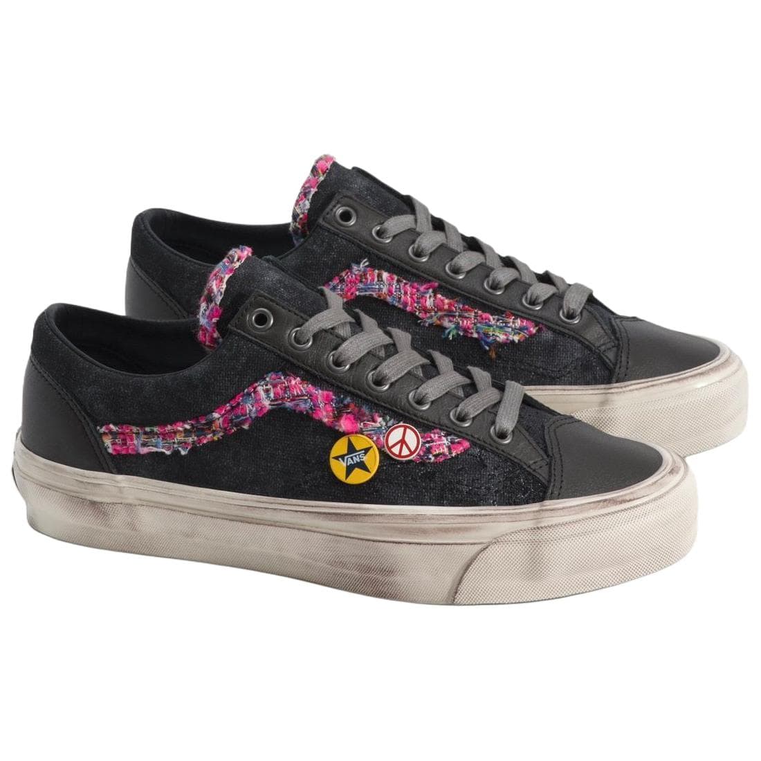 Кроссовки Vans Premium old skool 36 Кеды для скейтбординга Low Топ Черный Унисекс - изображение 2