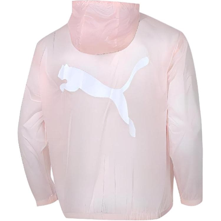Легкая ветровка Puma Hooded Woven Zip Jacket White Pink - изображение 2