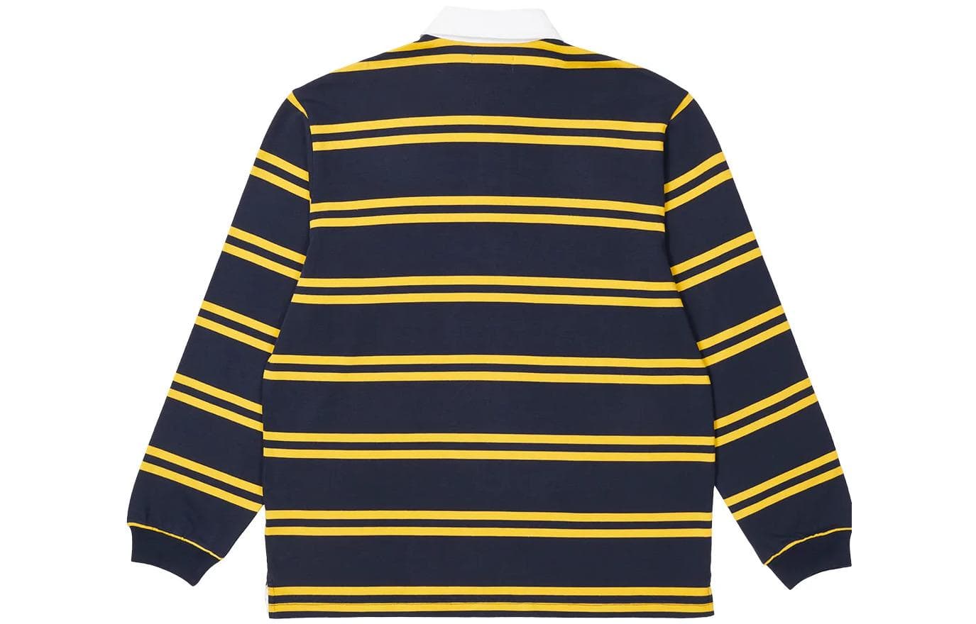Поло PALACE FW22 Stripe Rugby Navy Yellow polo - изображение 2