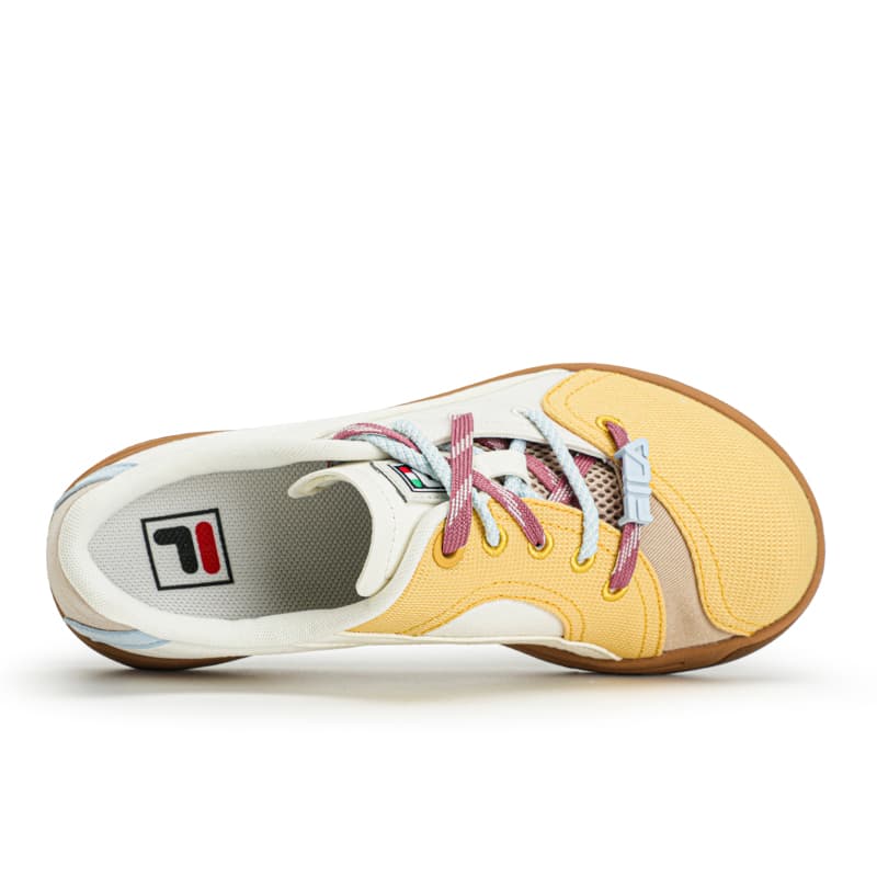 Кроссовки fila PURE Кеды для скейтбординга Low Топ Кокосовый молочный белый Женские - изображение 4