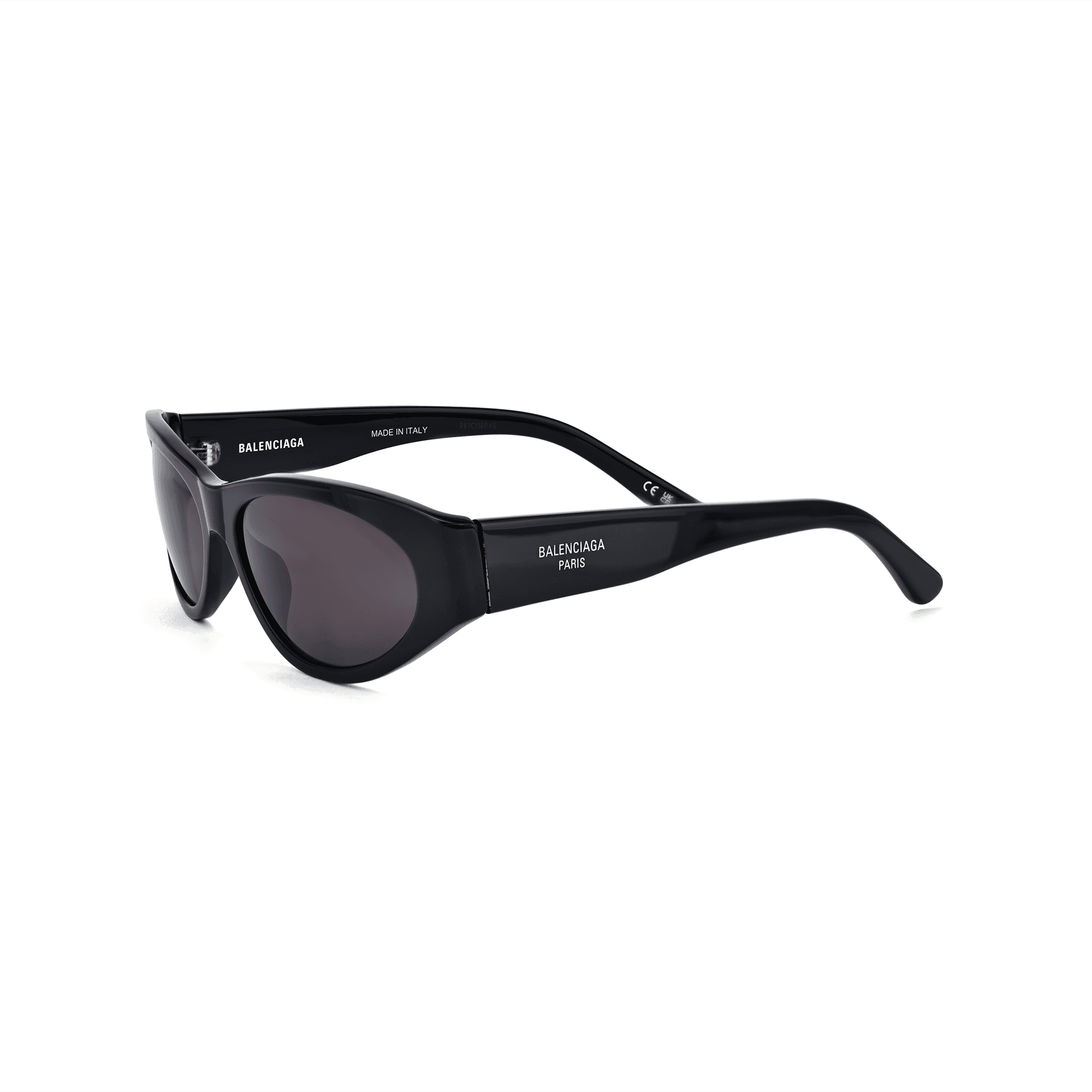 Солнцезащитные очки Balenciaga Кошачий глаз Солнцезащитные очки Унисекс Черные - изображение 1