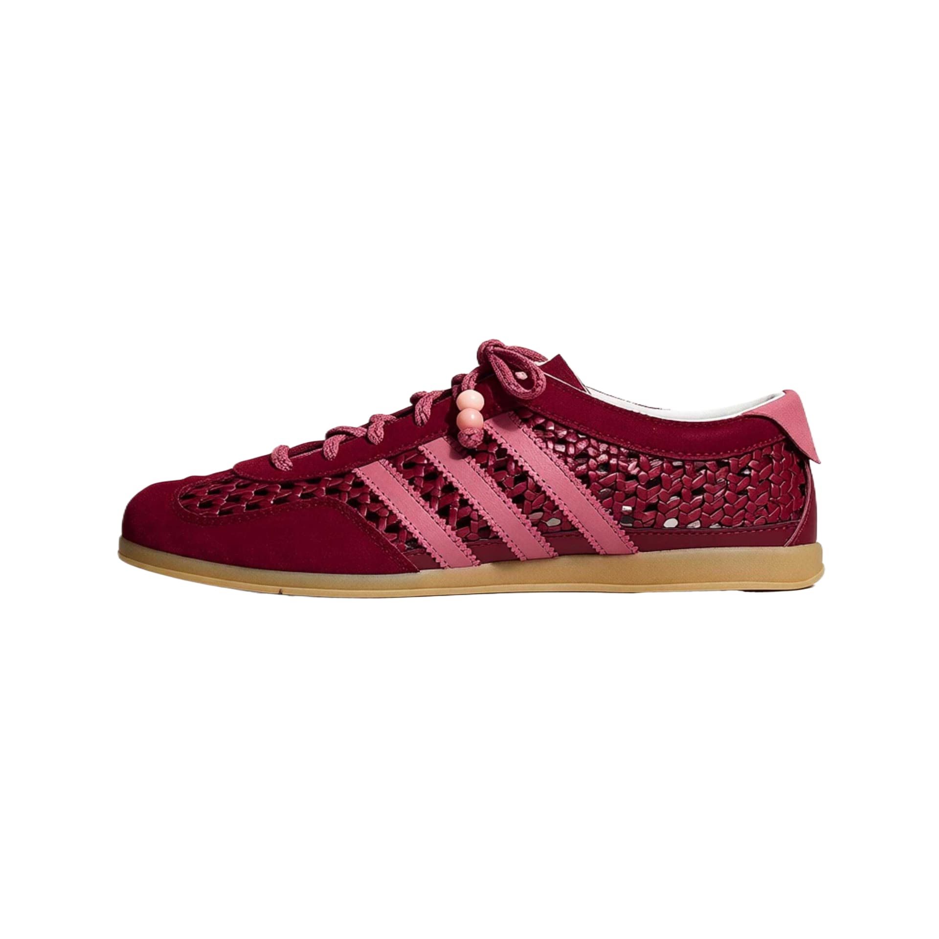 Кроссовки Adidas Originals Gazelle Skate Shoes Low Top Red Bright White Women's - изображение 1