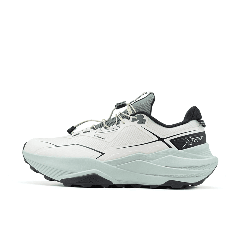 Кроссовки XTEP Chasing Mountain PRO 2 Альпинистские и треккинговые ботинки Низкий верх Холст Белый Черный Краб Оболочка Зеленый Мужской - изображение 1