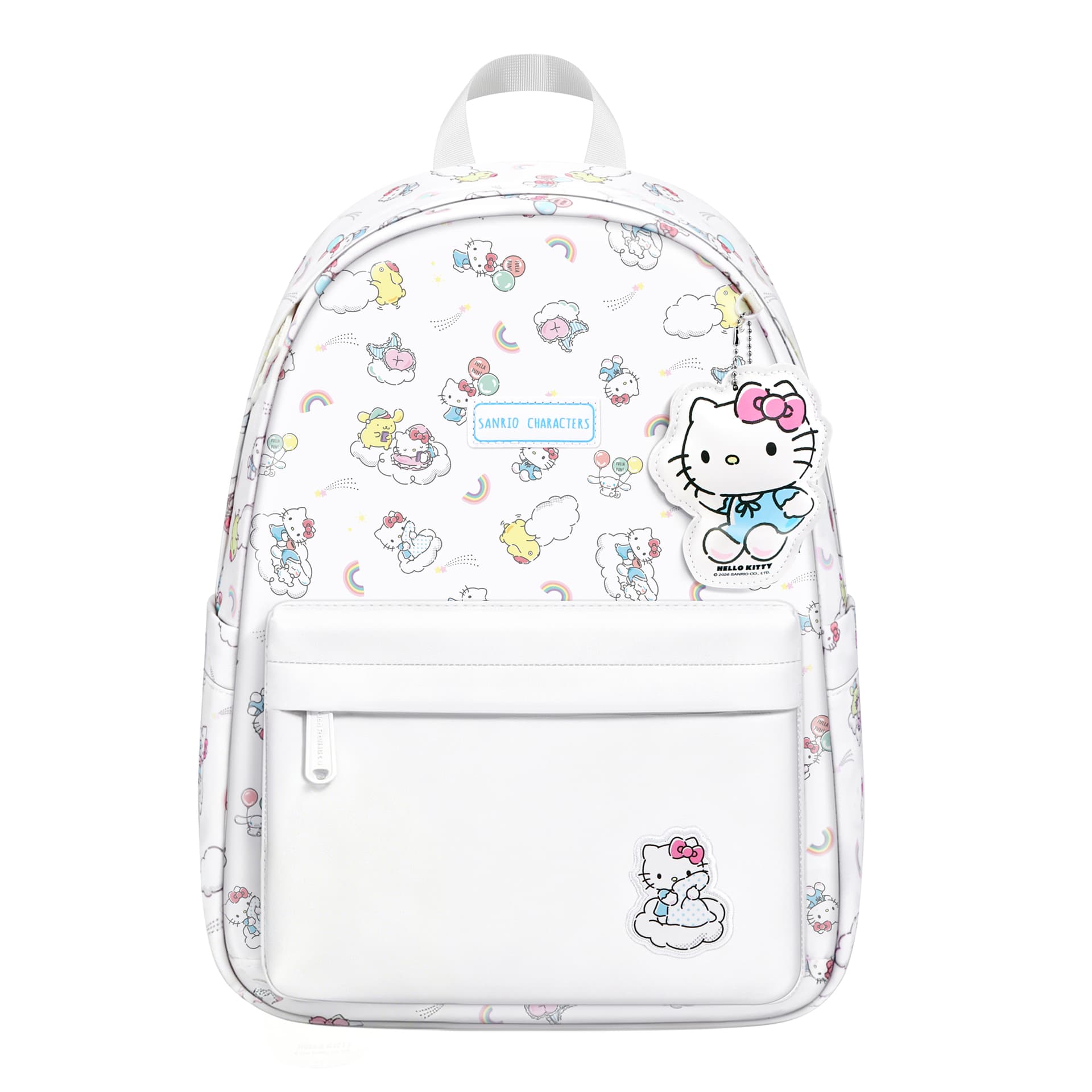 Рюкзак Sanrio Hello Kitty Backpacks Rainbow Cloud White (Bangle Included) Women's - изображение 7