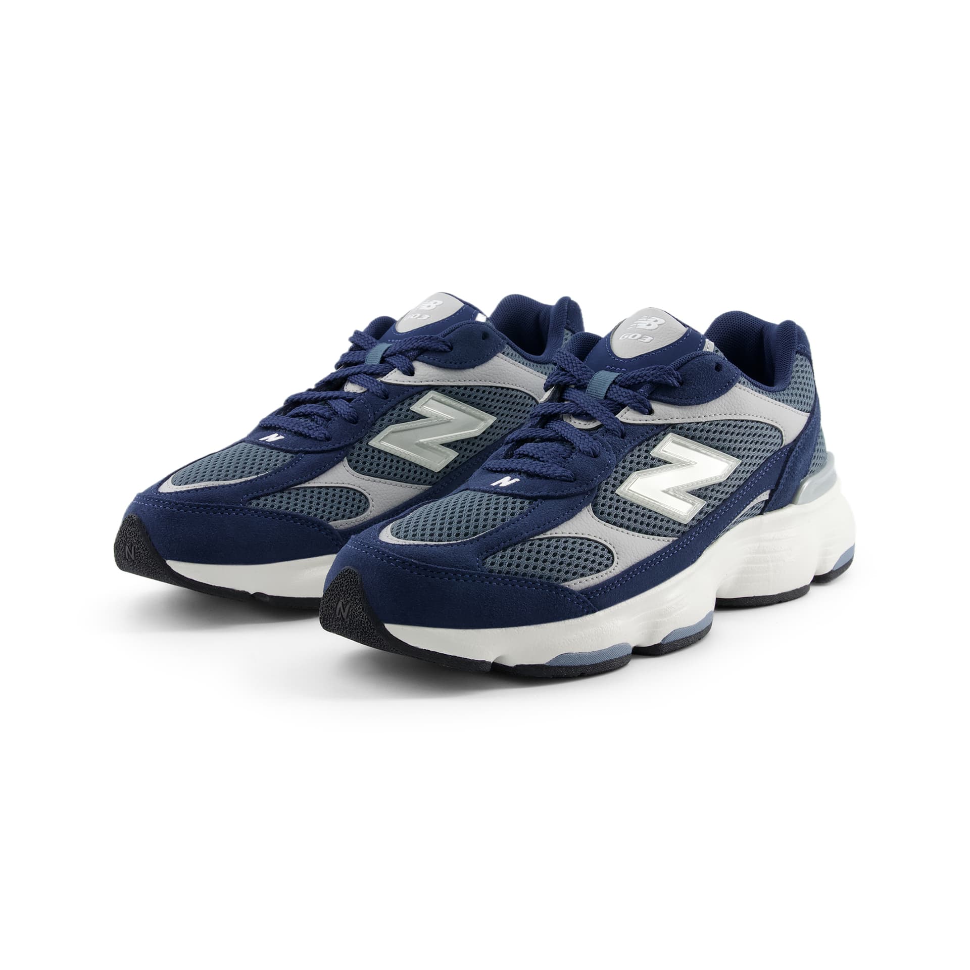 Кроссовки New Balance NB 603 Массивные кроссовки MID Топ Темно-синий Серый белый Унисекс - изображение 3