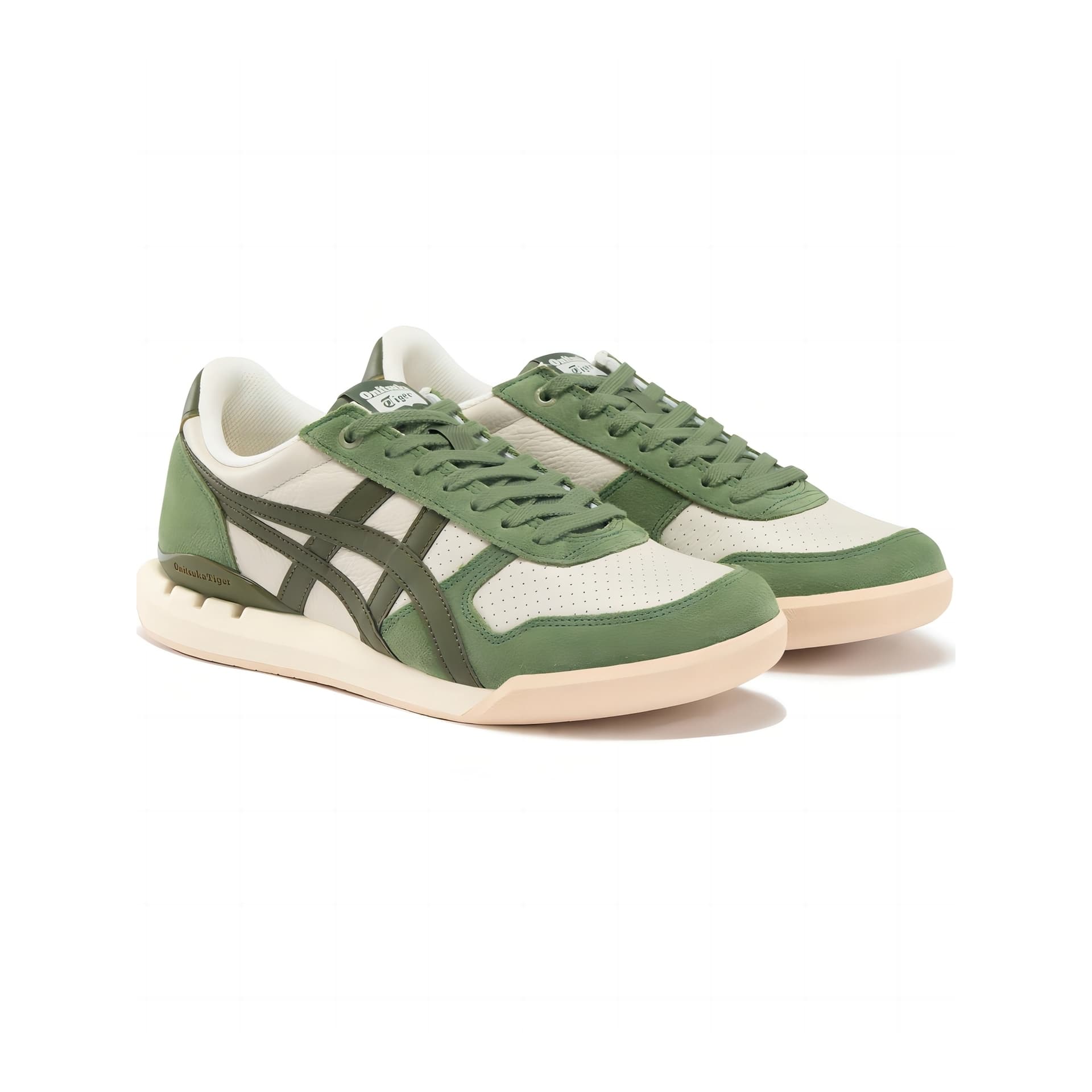 Кроссовки Onitsuka Tiger Ultimate 81 Low Casual Shoes Унисекс Зеленый - изображение 3