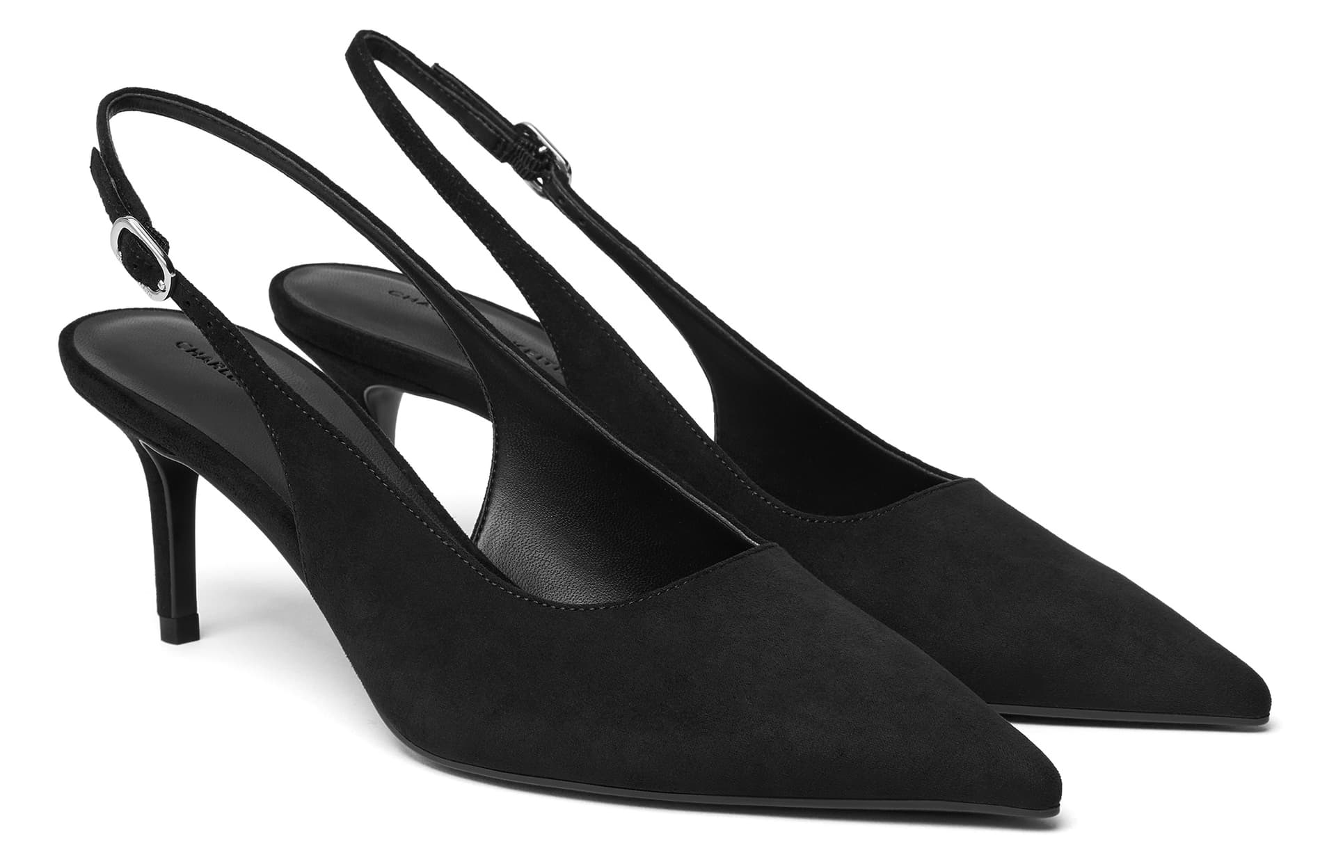 Туфли CHARLES KEITH Маленький CK PU (полиуретан) ткань узкий каблук высокие каблуки 6,8 см женские - изображение 2