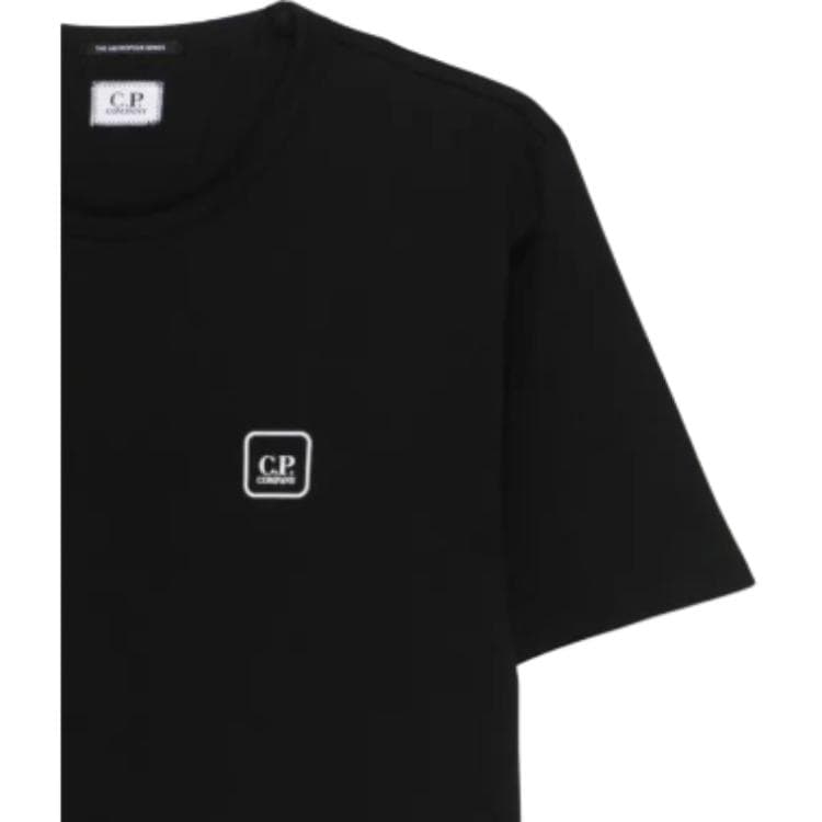 Футболка C.P.Company SS25 T Рубашка Мужская Черная - изображение 4