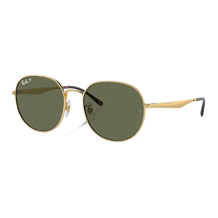 Солнцезащитные очки RayBan Металлические Круглые Солнцезащитные Очки Унисекс Полированные Aristagold - изображение 1